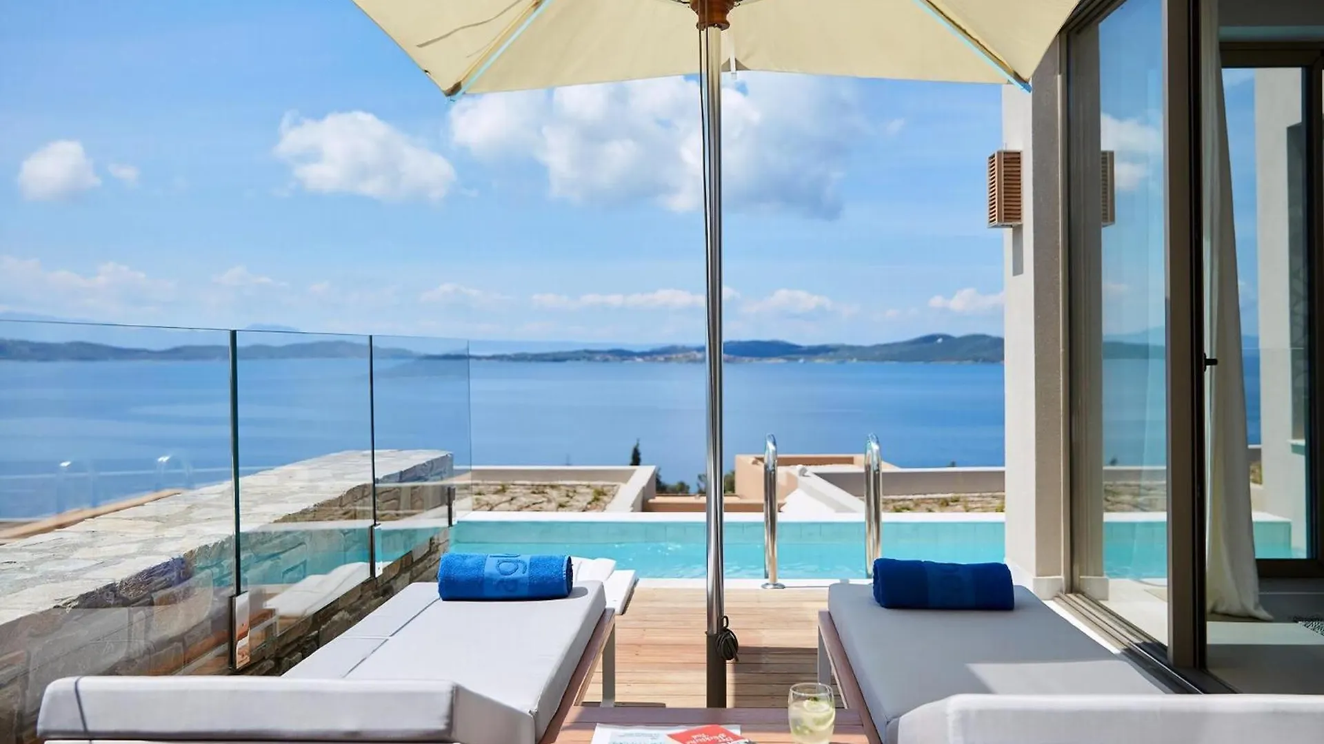 Excellent Halkidiki Villa Junior Pool Villa 1 1 Bedroom Stunning Sea Views Ouranoupoli Ammoulianí Grecia